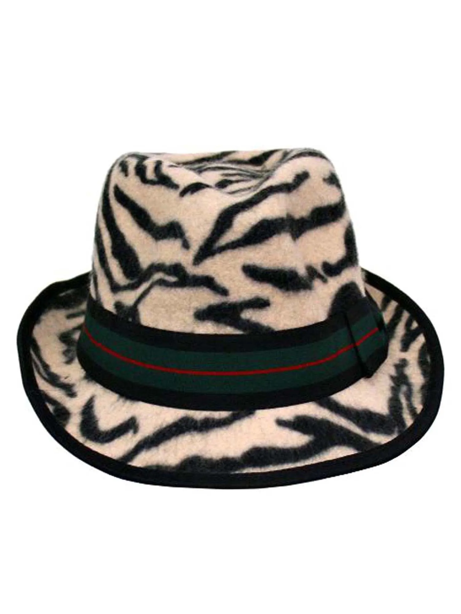 Animal Print Wool Fedora Hat