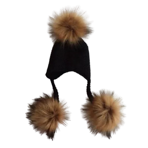 Baby Warm Knit Pompom Beanie
