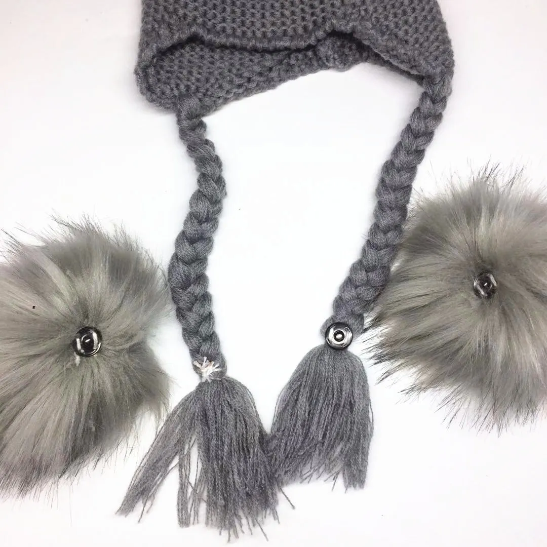 Baby Warm Knit Pompom Beanie