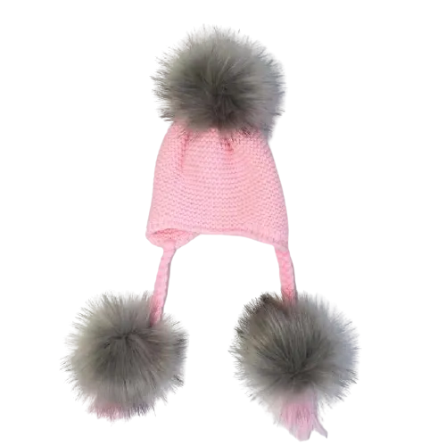 Baby Warm Knit Pompom Beanie