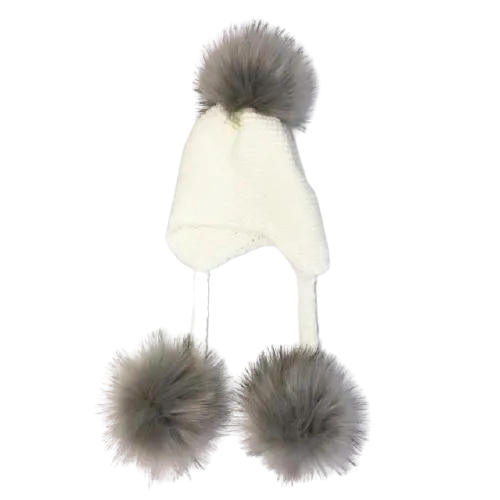 Baby Warm Knit Pompom Beanie