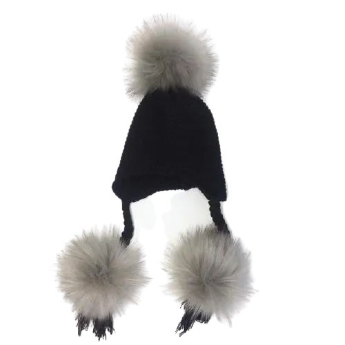 Baby Warm Knit Pompom Beanie