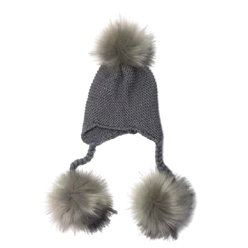 Baby Warm Knit Pompom Beanie