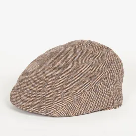 Barbour Wilkin Flat Cap Biege Check