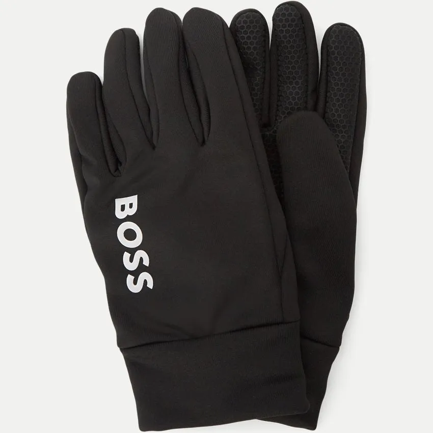 BOSS Green Running Gloves 001 Black