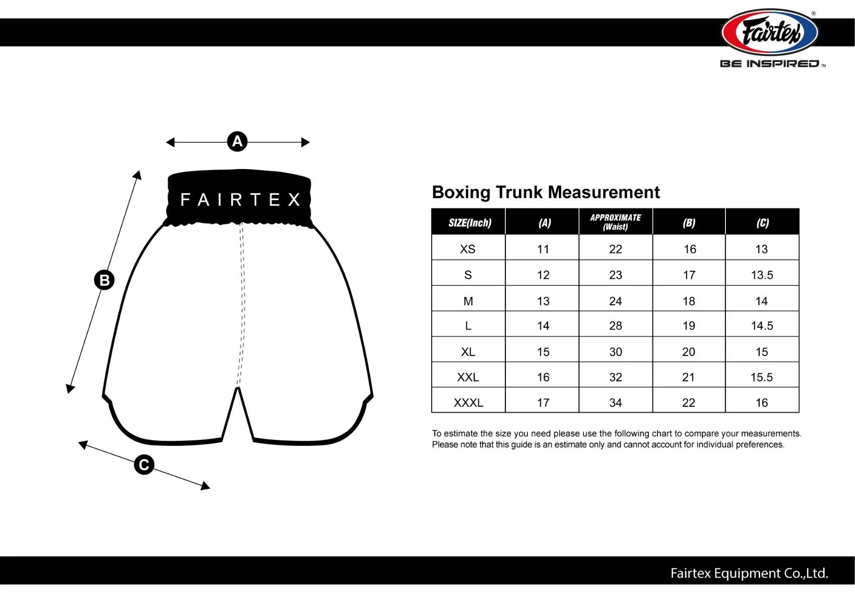 Boxing Shorts - Fairtex - Boxing Gloves - Sort