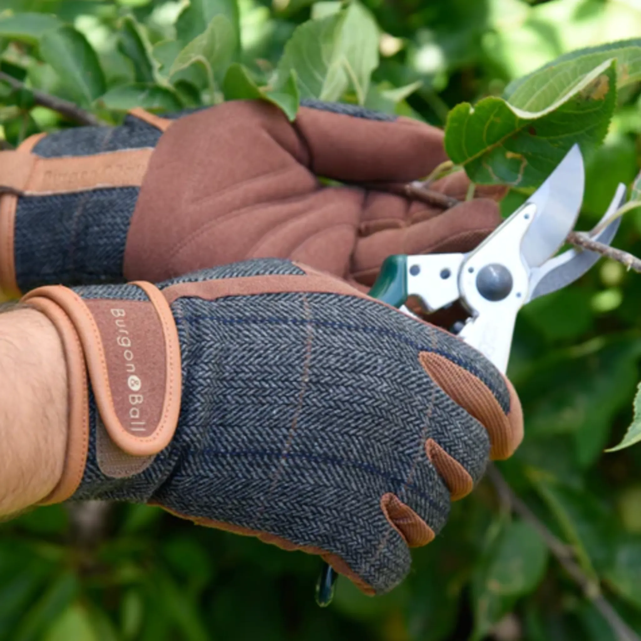 Burgon & Ball - Dig The Glove TWEED - Men's Gardening Gloves