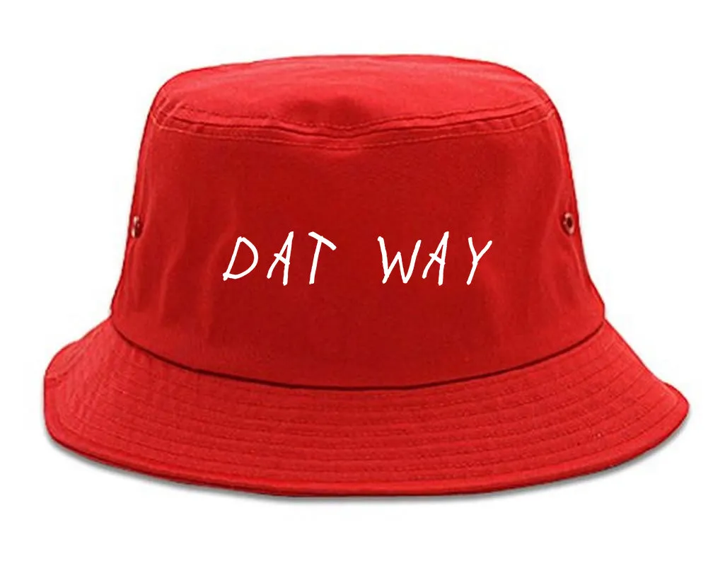 Dat Way Font Mens Bucket Hat