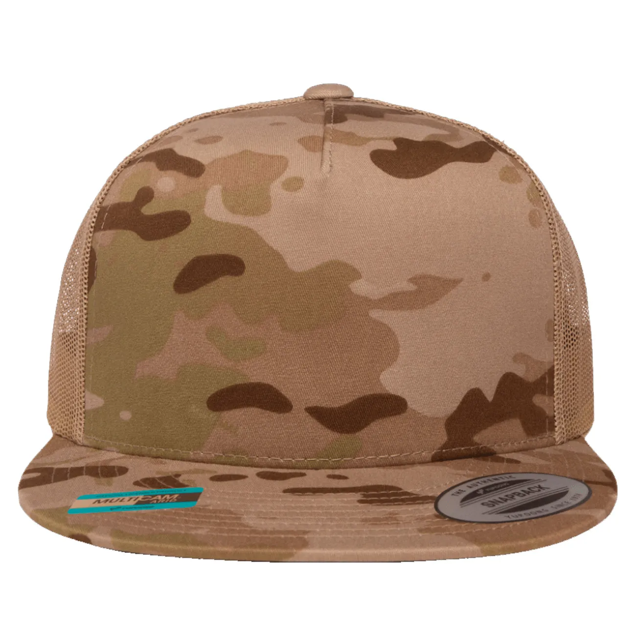 Flexfit Yupoong Classics Multicam Trucker Adjustable Snapback Cap
