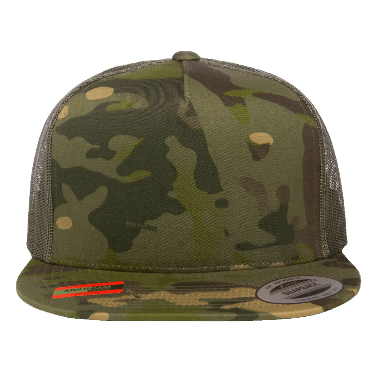 Flexfit Yupoong Classics Multicam Trucker Adjustable Snapback Cap