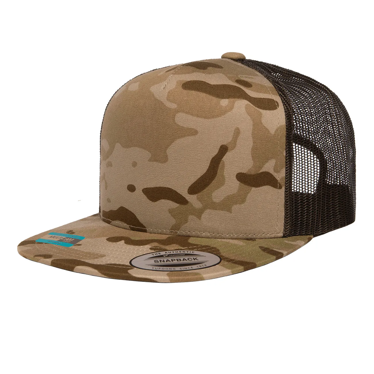 Flexfit Yupoong Classics Multicam Trucker Adjustable Snapback Cap