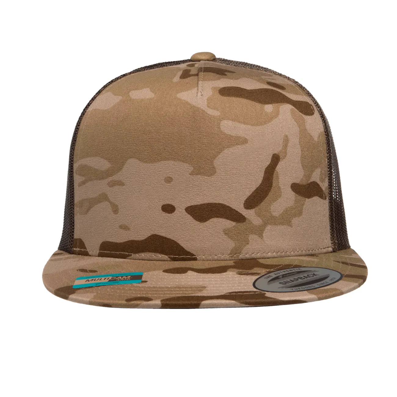 Flexfit Yupoong Classics Multicam Trucker Adjustable Snapback Cap