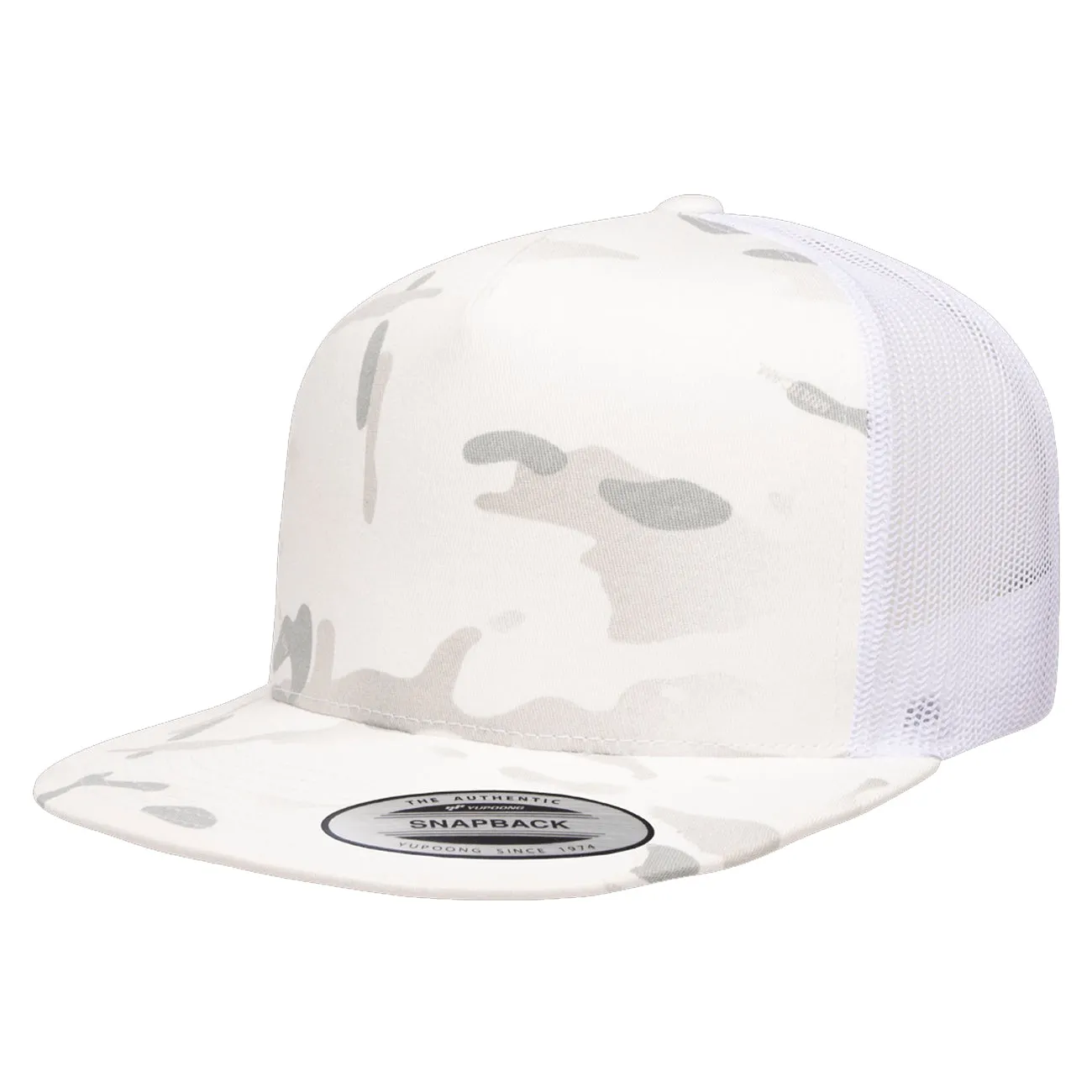 Flexfit Yupoong Classics Multicam Trucker Adjustable Snapback Cap