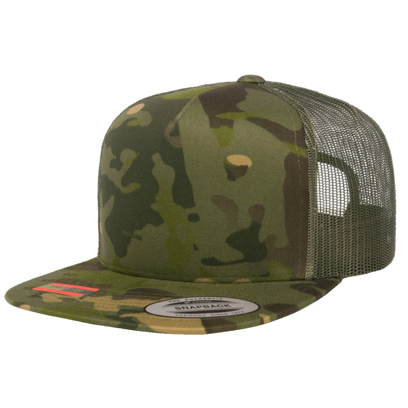 Flexfit Yupoong Classics Multicam Trucker Adjustable Snapback Cap
