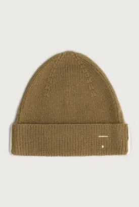 Knitted Beanie, Peanut
