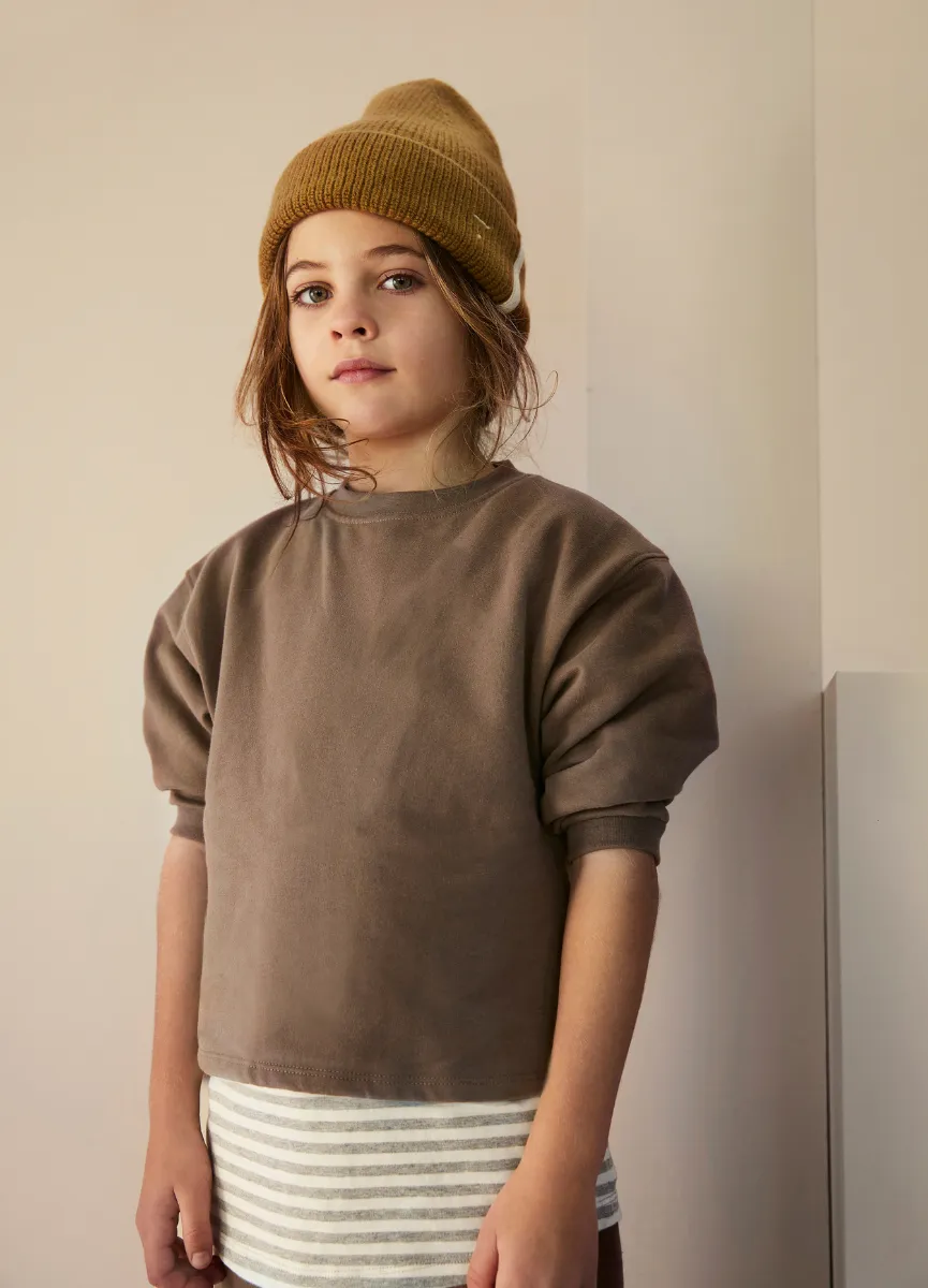 Knitted Beanie, Peanut