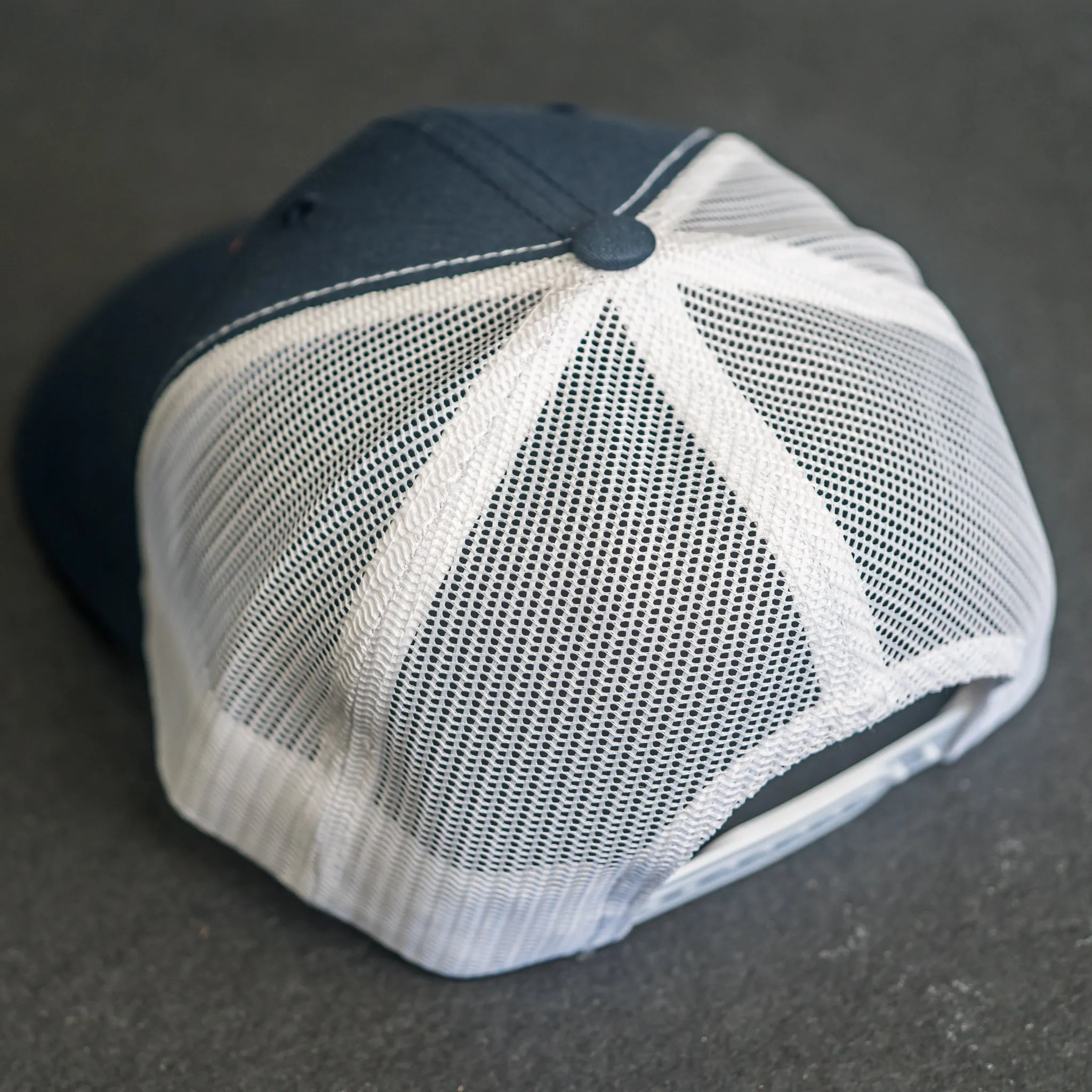 Leather Patch Trucker Style Hat - Texas Shape Patch