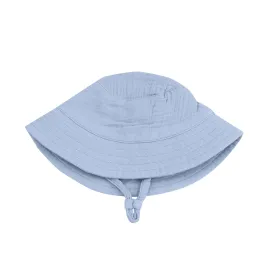 Muslin Bucket Hat - Dusty Blue by Angel Dear